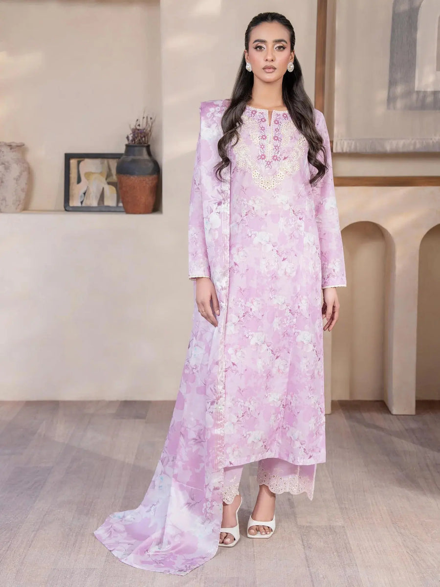 NEW 3 PCS| UNSTITCHED | EMBRADERY| BUY 3 GET FREE DILIEVERY| - TAHZEEB